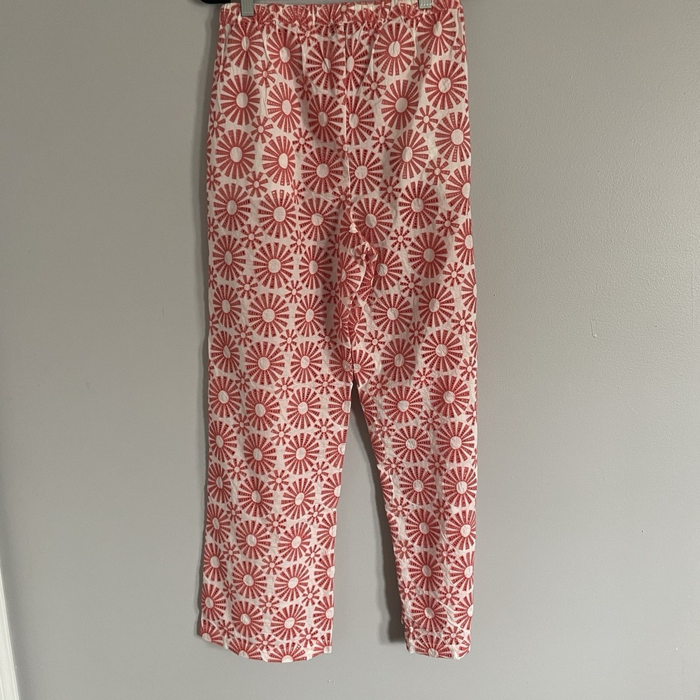 RAILS Emmie Pant Sunburst Embroidery Size Small NWT Pink Beach Resort Cover Up - Picture 6 of 12